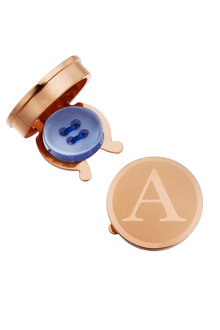 ACC_MANLETRADORA_A Mancuerna de Camisa Letra Dorada A