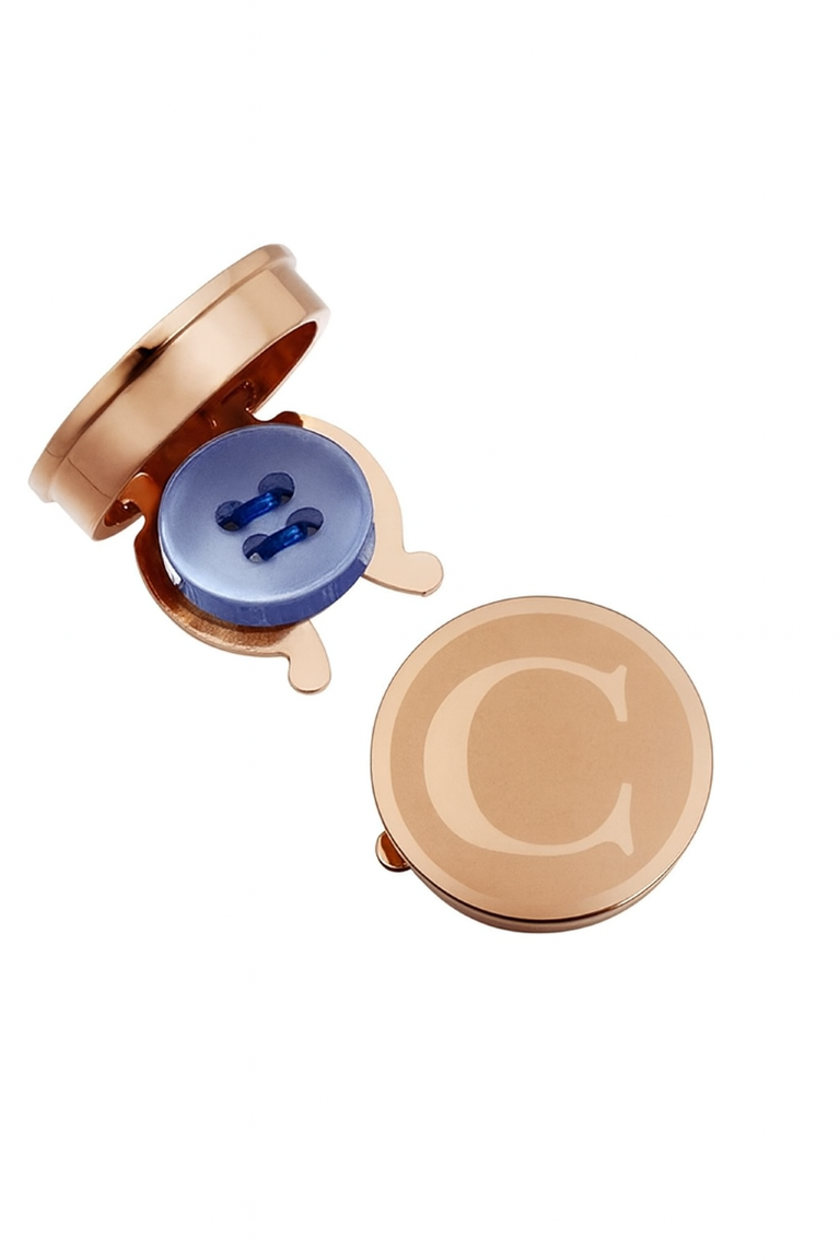 ACC_MANLETRADORA_C Mancuerna de Camisa Letra Dorada C