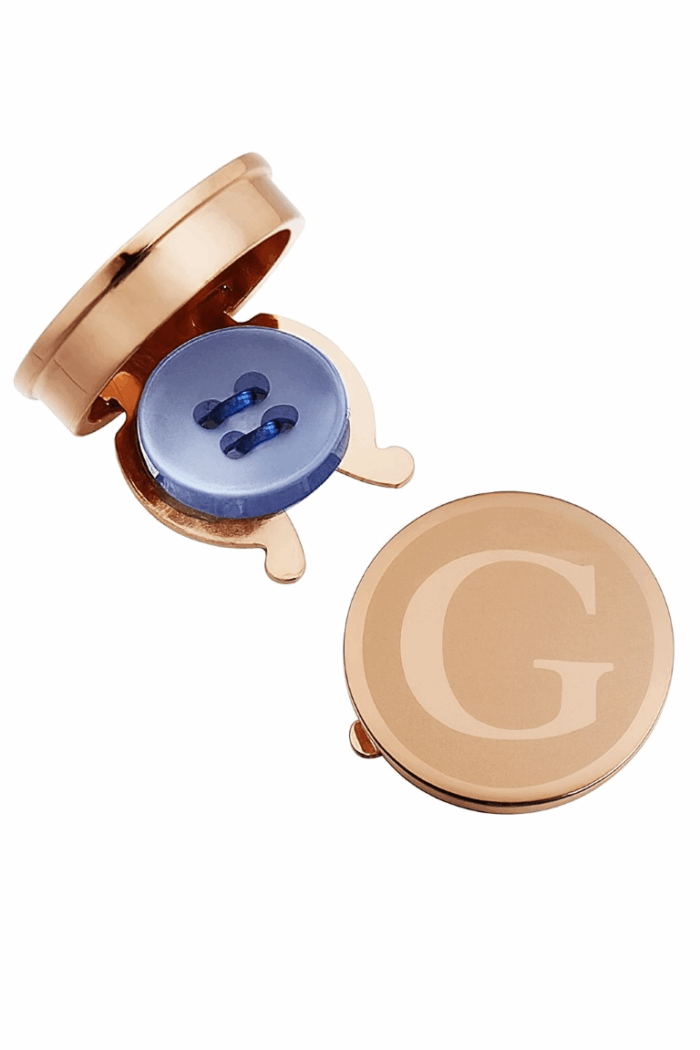 ACC_MANLETRADORA_G Mancuerna de Camisa Letra Dorada G