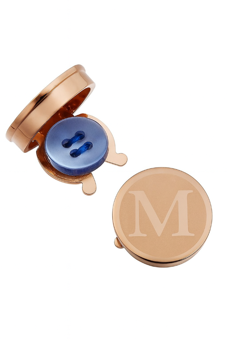 ACC_MANLETRADORA_M Mancuerna de Camisa Letra Dorada M