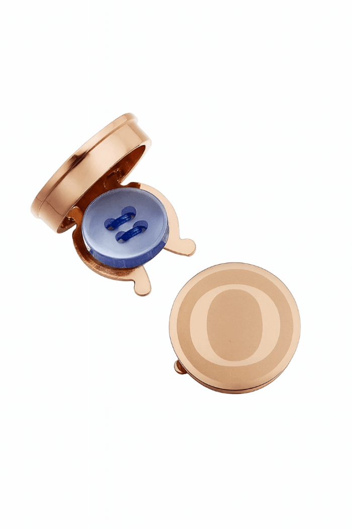 ACC_MANLETRADORA_O Mancuerna de Camisa Letra Dorada O