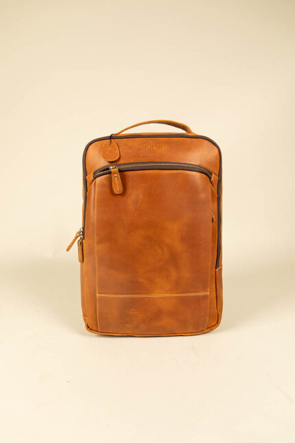 Mochila Indie cuero Café claro