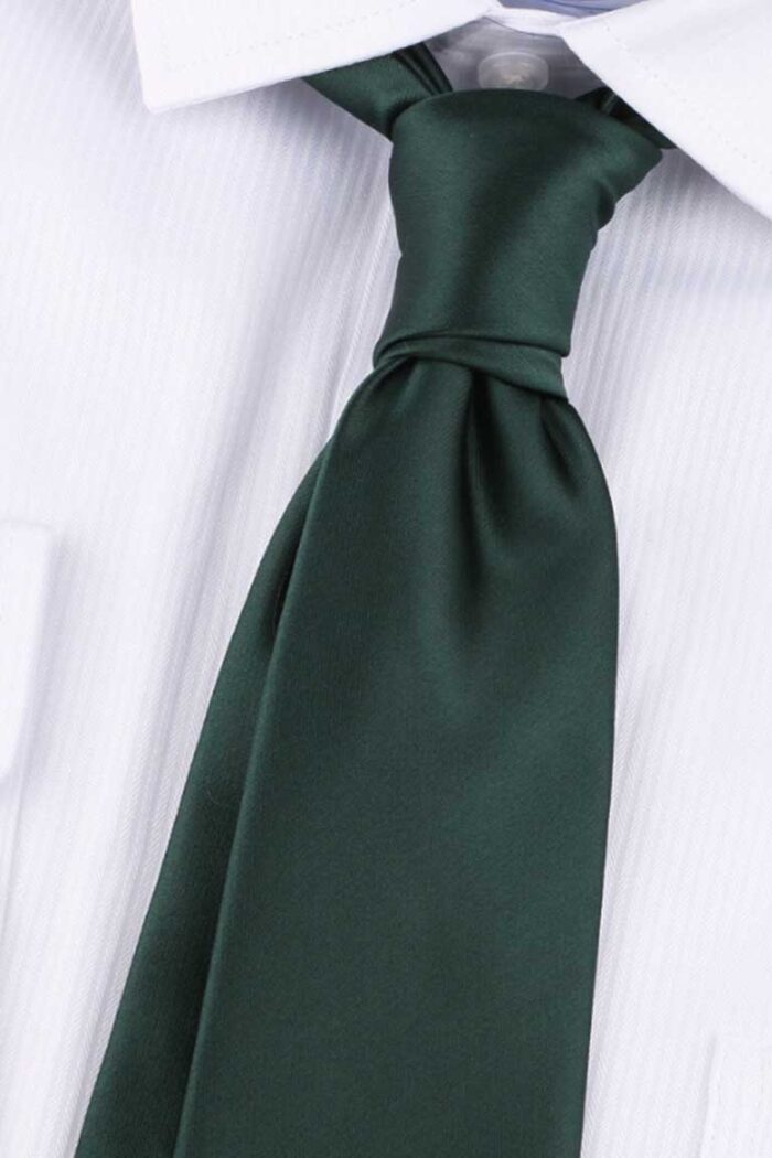 AAC_C04L-012Corbata Satinada Verde Esmeralda