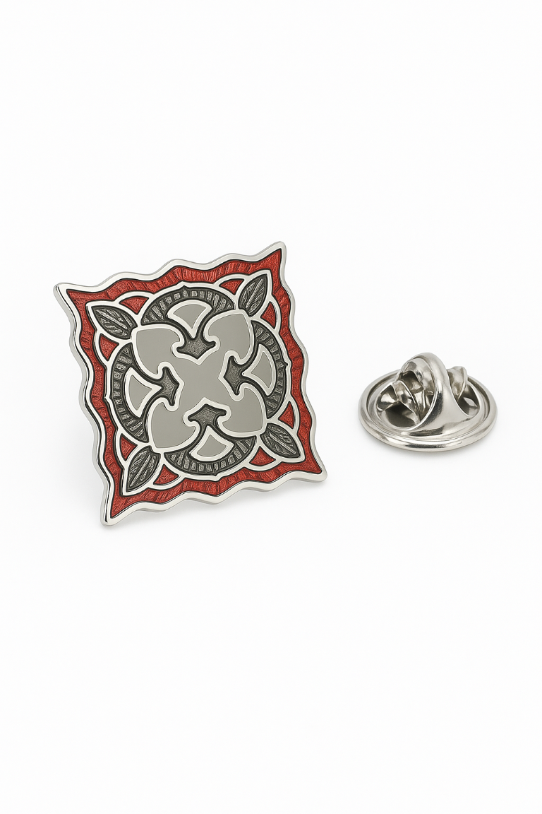 ACC_120Pin Flor Gris