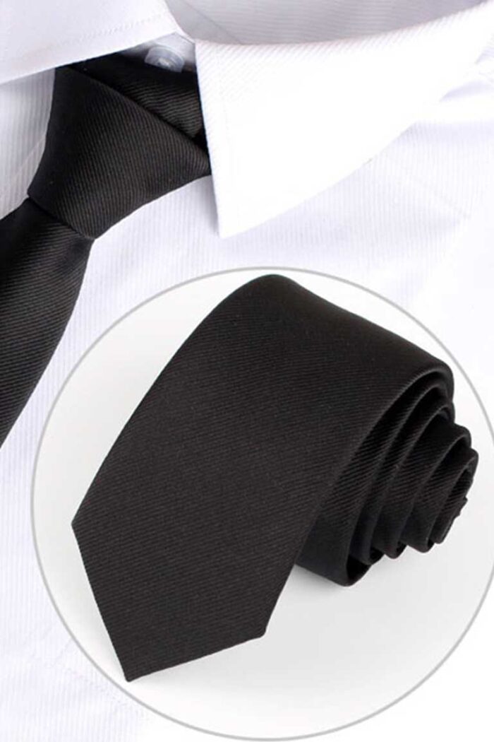 ACC_LS29 Corbata Indie Lisa Negra