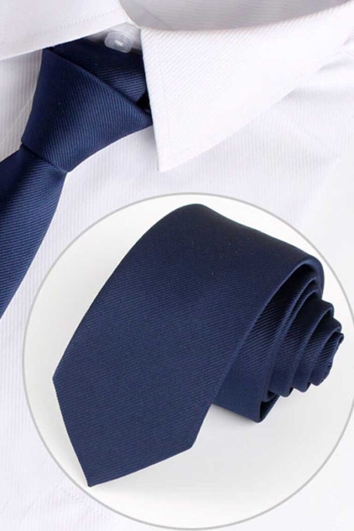 ACC_LS30 Corbata Indie Lisa Azul Marino