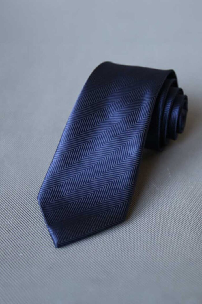 ACC_QLD-010Corbata Jacquard Azul Marino