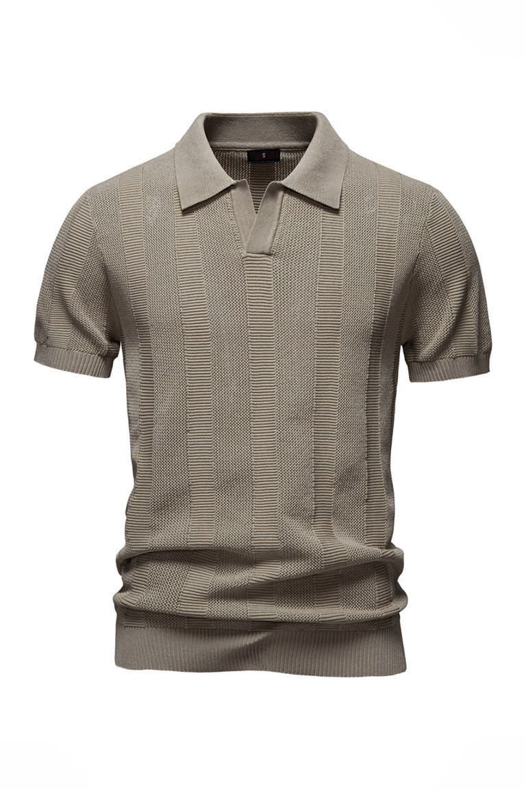 CAM-432025-CPH Camisa Indie MC Polo Tejido Habano